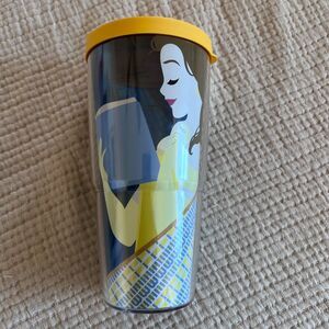 Tervis Tumbler Disney Beauty and The Beast Belle Reading 24 oz. Yellow NEW